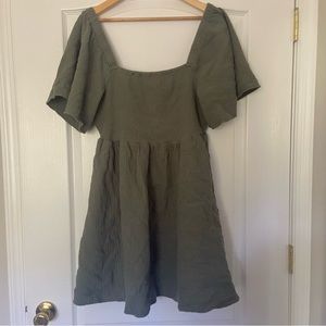 Madewell tie back dress